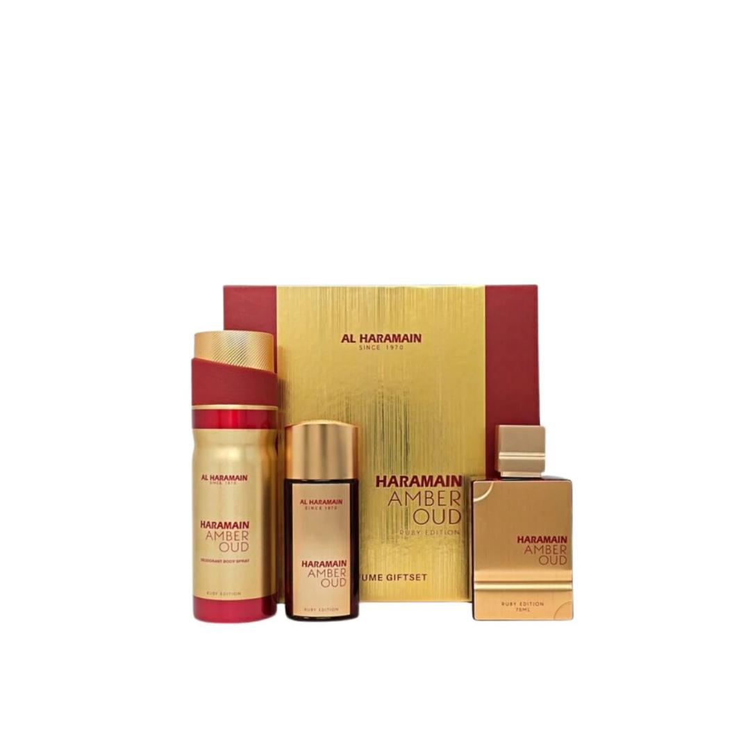 Set Al Haramain Amber Oud Ruby Edition