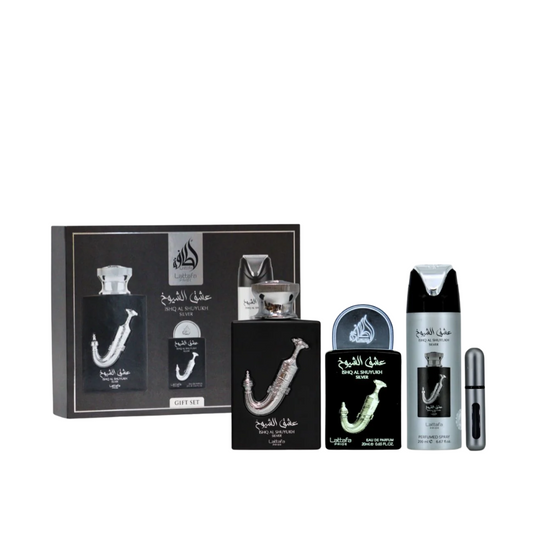 Set Lattafa Ishq Al Shuyukh Silver